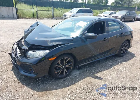 2018 Honda Civic Sport из США, поврежденный, VIN SHHFK7G43JU214441